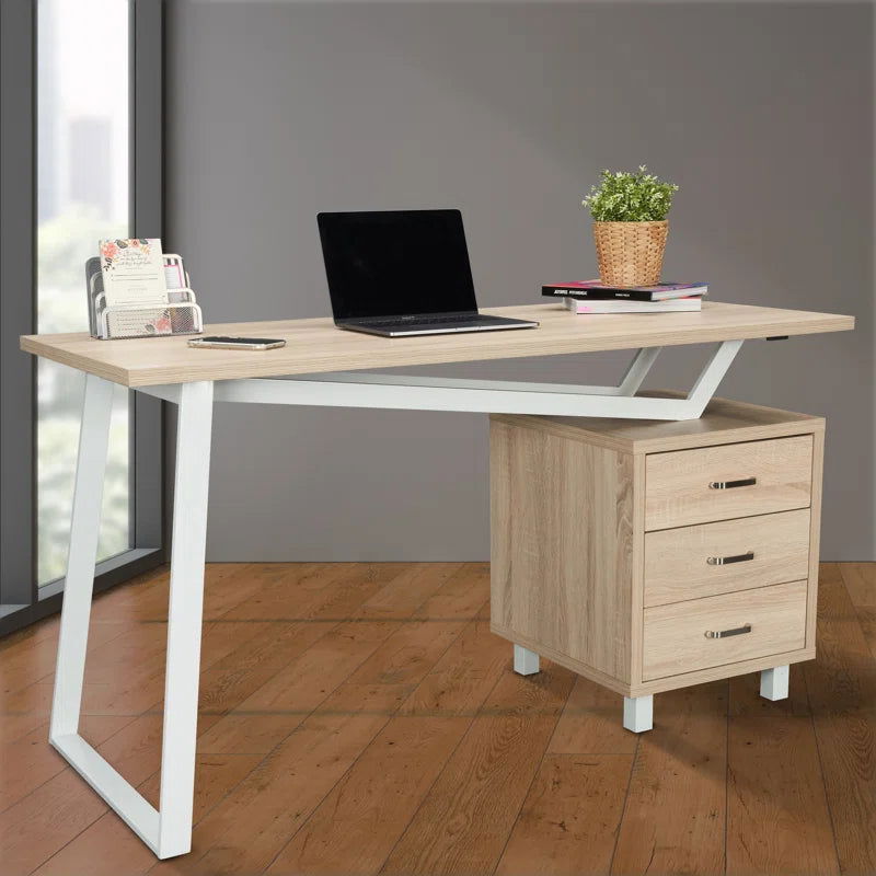 Solid wood Taiga Study table Writing desk for home & office - Furnishiaa -  -